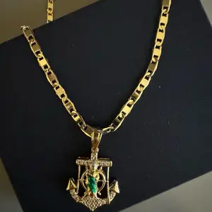 Saint Jude ancla chain gold-plated cadena con San Judas