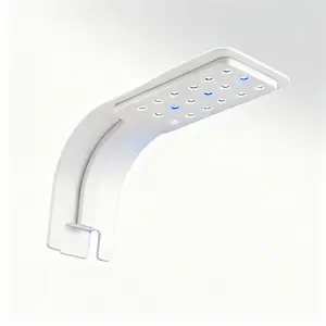 WATER REBIRTH LED Aquarium Clip Light, Ultra-Slim Fish Tank Light with White & Blue LEDs, Waterproof Clamp Lamp for 2-10 Gallon Tanks, Ideal for Freshwater & Planted Tanks