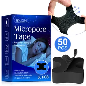Sefudun Micro Needle Sleep Mouth Patch, 1 Box 50pcs, Comfortable Breathable High Elastic Low Sensitivity, for Snoring & Lip Protrusion, Snoring Relief Sticker