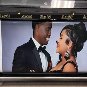 Large Vinyl Prints with Adhesive Backing for Smooth Surfaces - Customizable for Events and Photos. The Vinyl used is HP Prime Gloss.