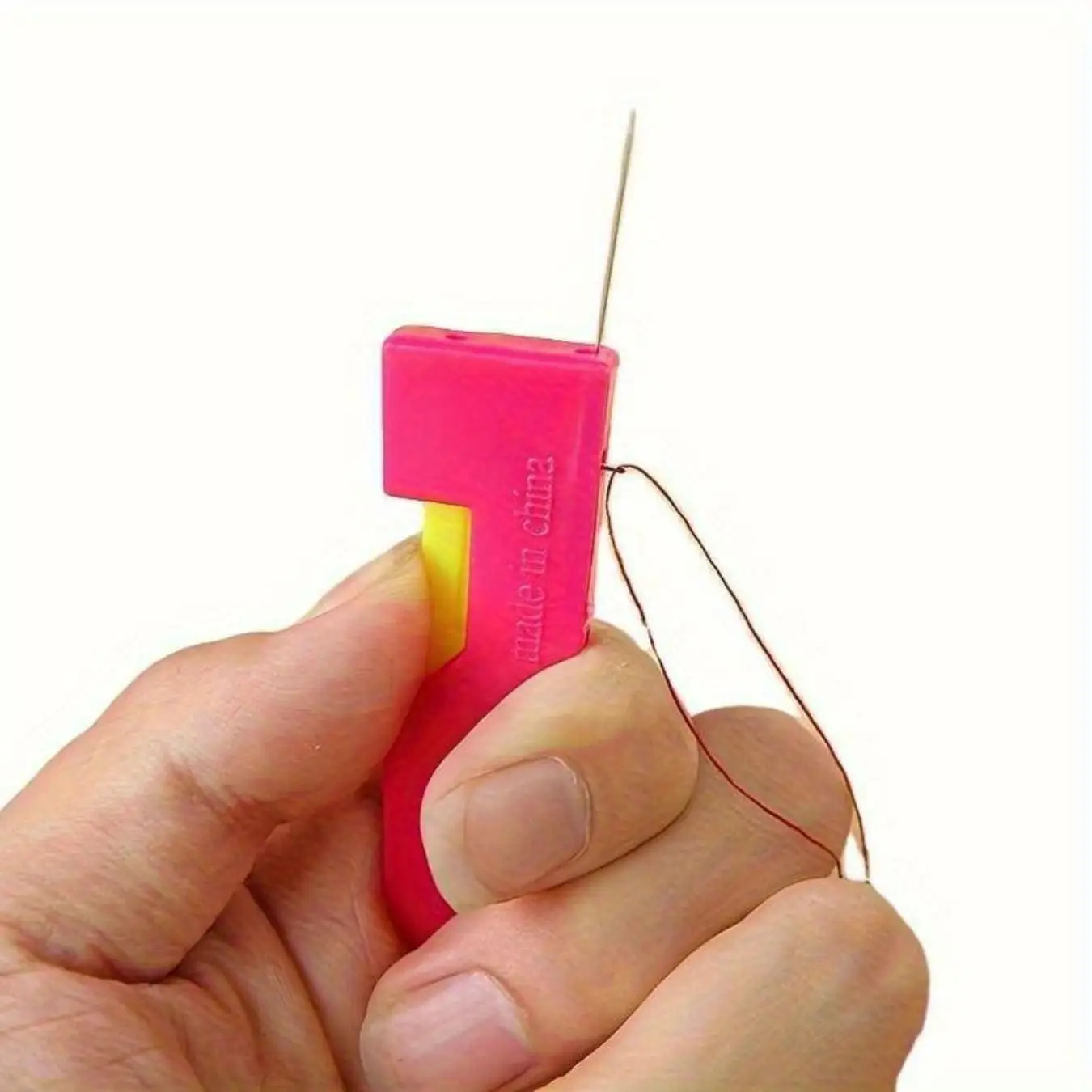 Automatic Needle Threader, 1 Count Multifunctional Sewing Tool, Quick Thread Guide, Sewing & Knitting Projects Tool, Easy Threading Solution