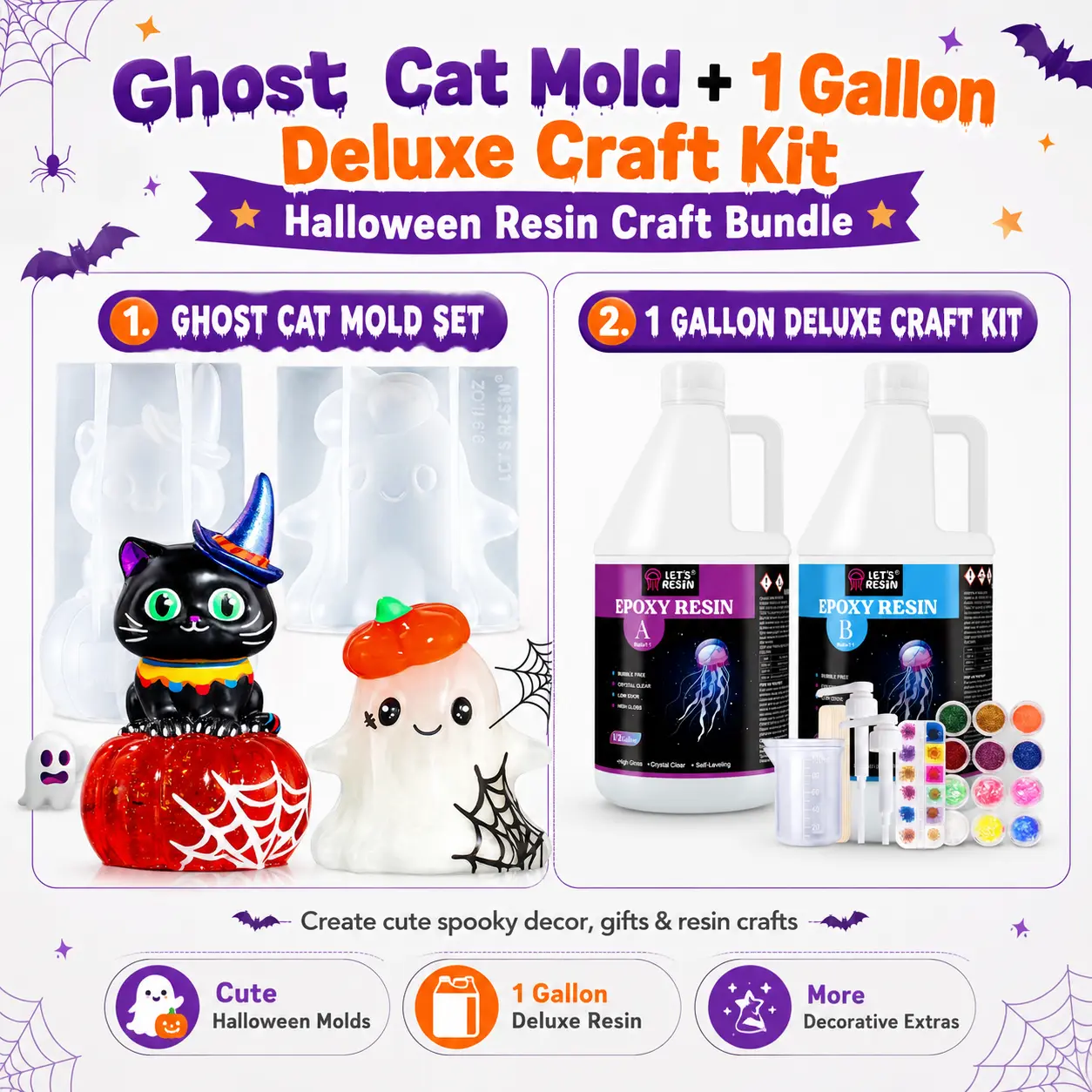 Molds + 1 Gallon Deluxe Kit