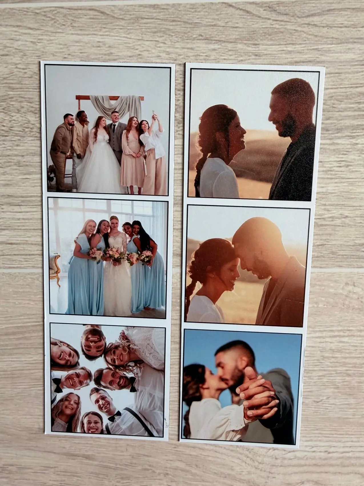 Custom Magnetic Photo Strips | 3 Photos Per Strip | Waterproof & Smudge-Proof