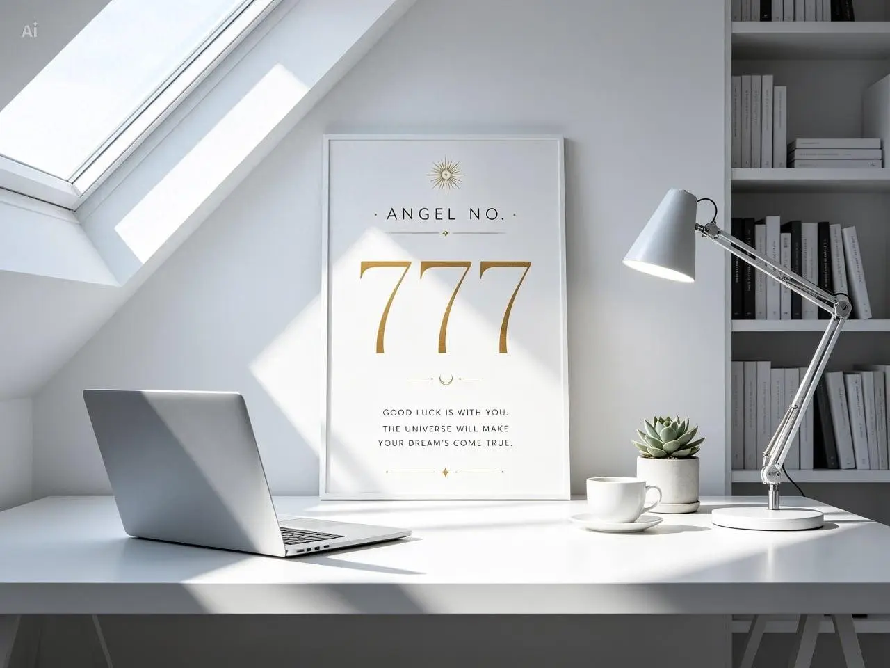 777 Angel Number Wall Art, Angel Number 777 Poster, Spiritual Numerology Decor, Lucky Number 777 Art Print, Manifestation Wall Decor, Good Luck Affirmation, Universe Sign, Spiritual Gift, Boho Bedroom Decor, Positive Energy Home Art, Mystic Wall Art Print
