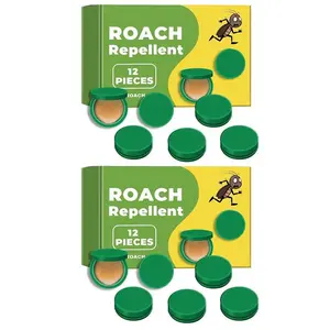 Cockroach Squeeze Roach Repellent Kit Powerful Exterminator for Domestic Dormitory Kitchen Indoor & Outdoor Multi-Surface Microfiber Floor Mop Rodent Repellent Pouches Fast-Acting