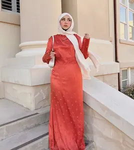 Amara Satin Amber in Polka Dot