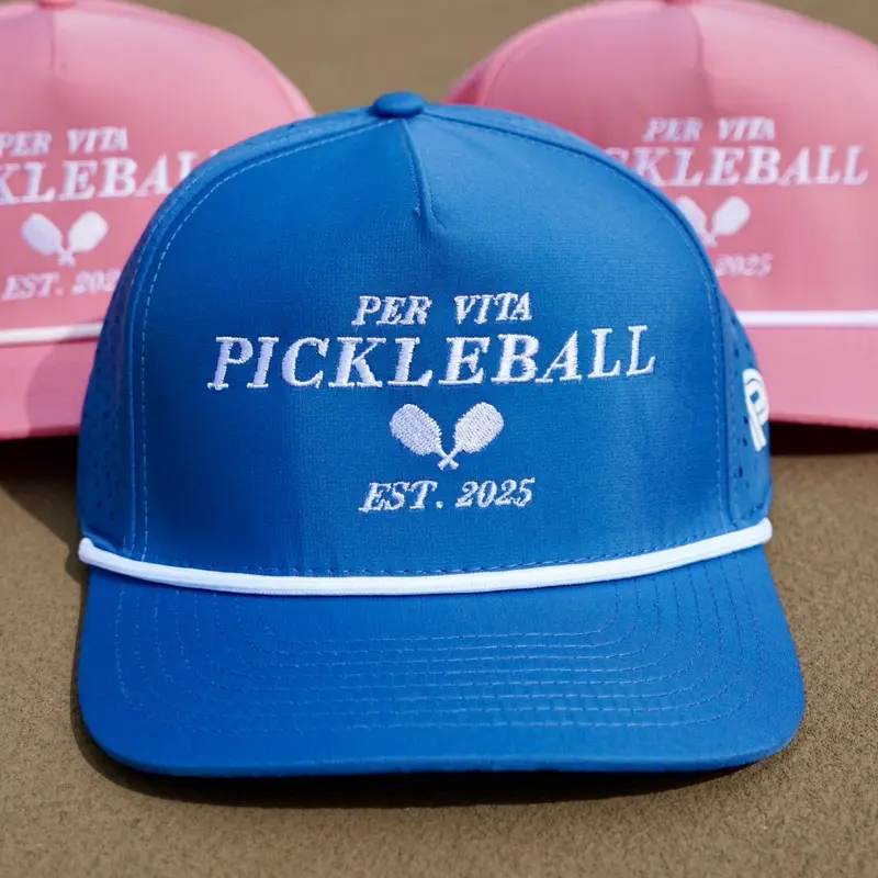Per Vita Pickleball 5 Panel Rope Hat for Performancee