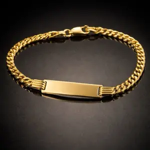 Manilla de oro 10k original de fábrica estilo Cuban link