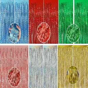 2pcs Wave shape Fringe banner, 3.28x6.56ft, Marine theme, Blue Water Beach Backdrop for Beach Party Decorations Under The Sea Party Decorations, Summer Pool Party Decorations, birthday parties, wedding celebrations, holiday parties