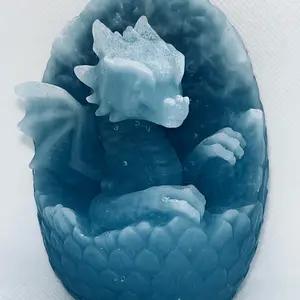 Hatching dragon candle