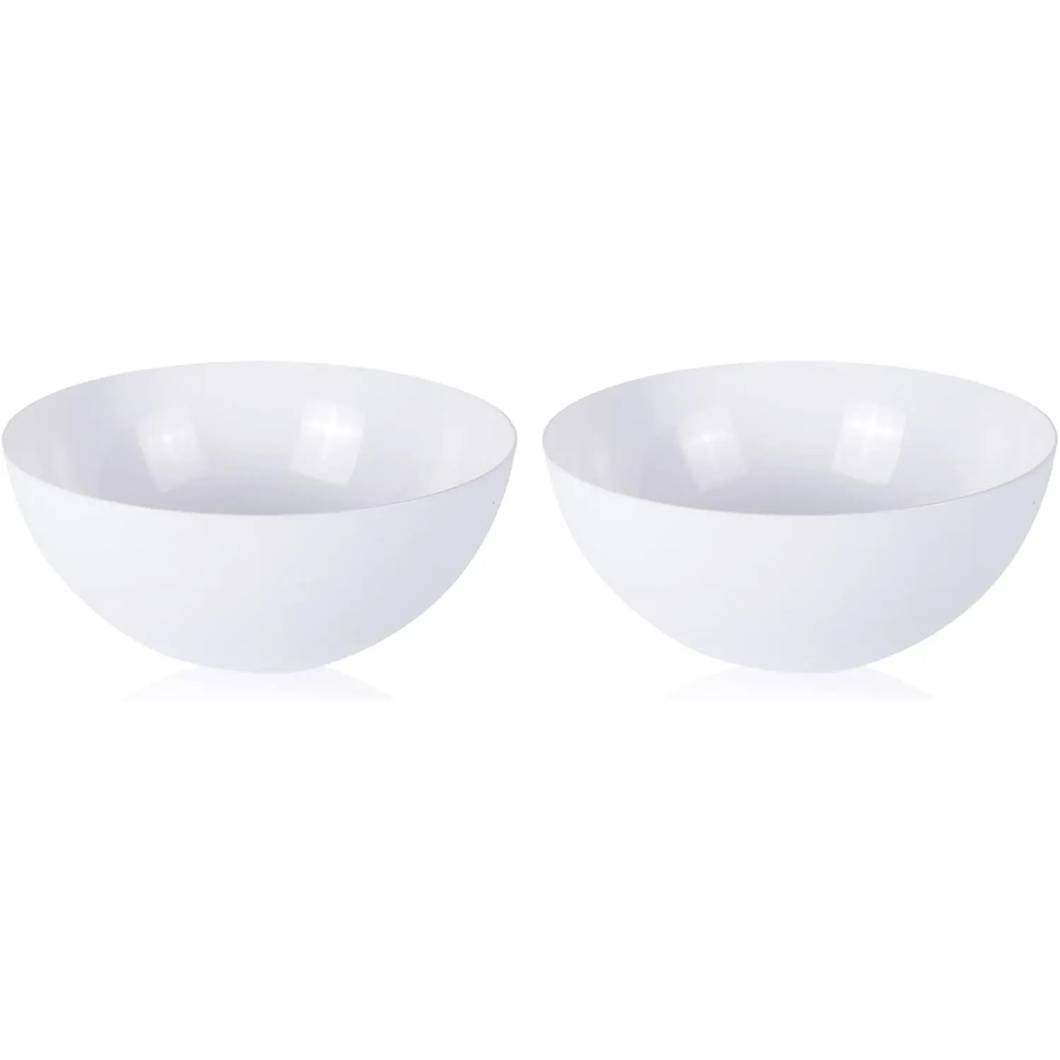 Floor Lamp Shade 2 Pack Torchiere Lamp Shades Replacement, 10 inch Diameter, 1.65 inch Fitter, Plastic Bowl White Lamp Shades for Floor Lamps Upright