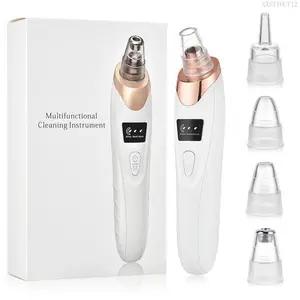 Electric Blackhead Remover, Rechargeable Blackhead Extractor, 3 Levels Adjustable Suction Power, Suction Head, Facial Skin Care Tool, ComfortXXSTYOUT12