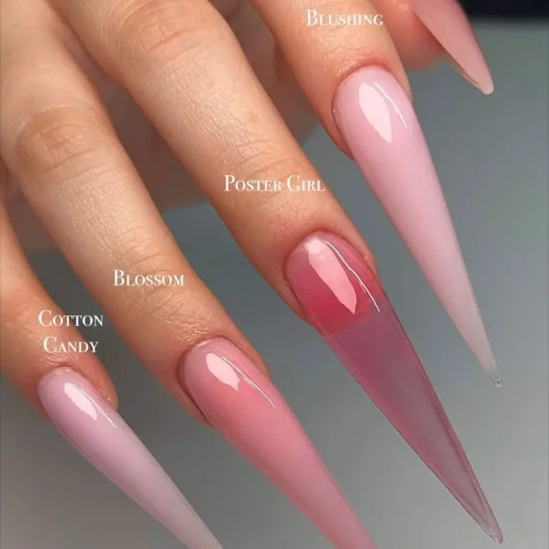 V Beauty Pure VBP Acrylic Powder for nails- 1.5oz each- 4 colors to pick nail care nail art