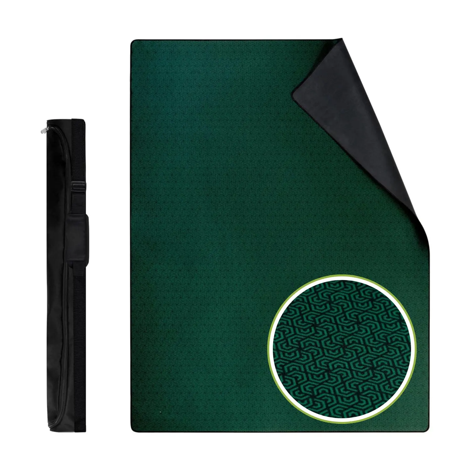 Board Game Mat Table Cover Green, 36 x 48 Inches