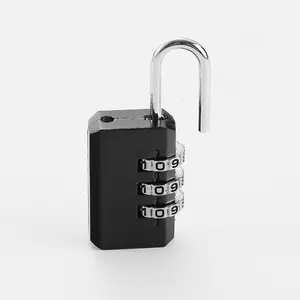 2pcs Three digit Zinc Alloy Password Lock Security Anti theft Padlock Cabinet Diary Backpack Lock Padlock Set