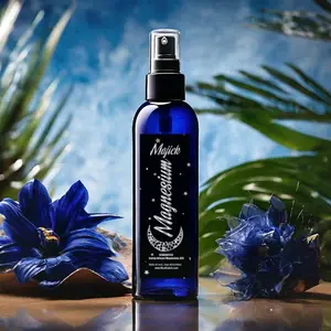 4oz Pure Magnesium Majick Spray for Anxiety Relief Better Sleep Support Restless Legs Menstrual Cramp Relief Hormone Health Clean Effective Transdermal Formula