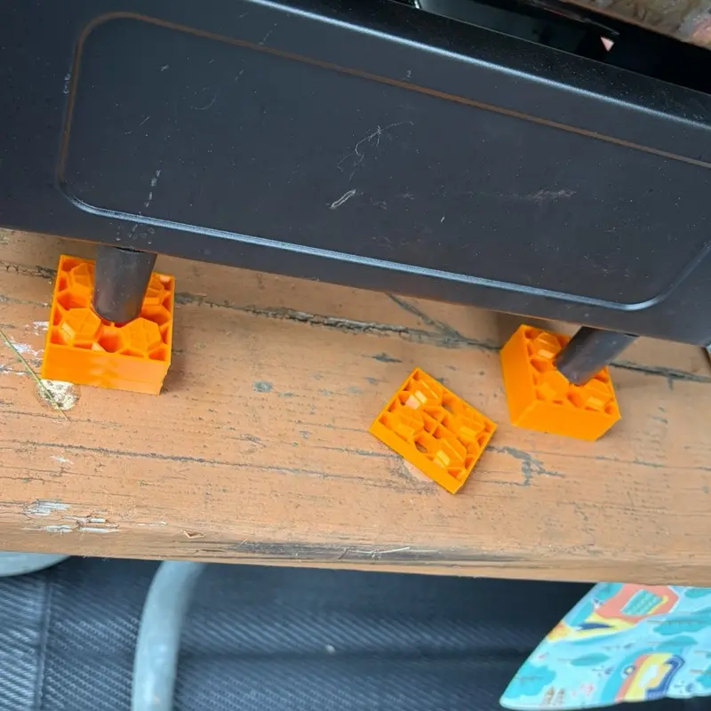 Portable Blackstone Griddle Foot Levelers, Camp Stove Leveler - Stackable Mini Camping Blocks