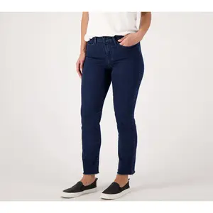 NYDJ Sheri Slim Ankle Jeans with Frayed Hem - Mystique