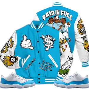 11 Low University Blue Varsity Jacket, Low University Blue 11s Outfits, Money Paid In Full Unisex T-Shirts To Matching Sneakers