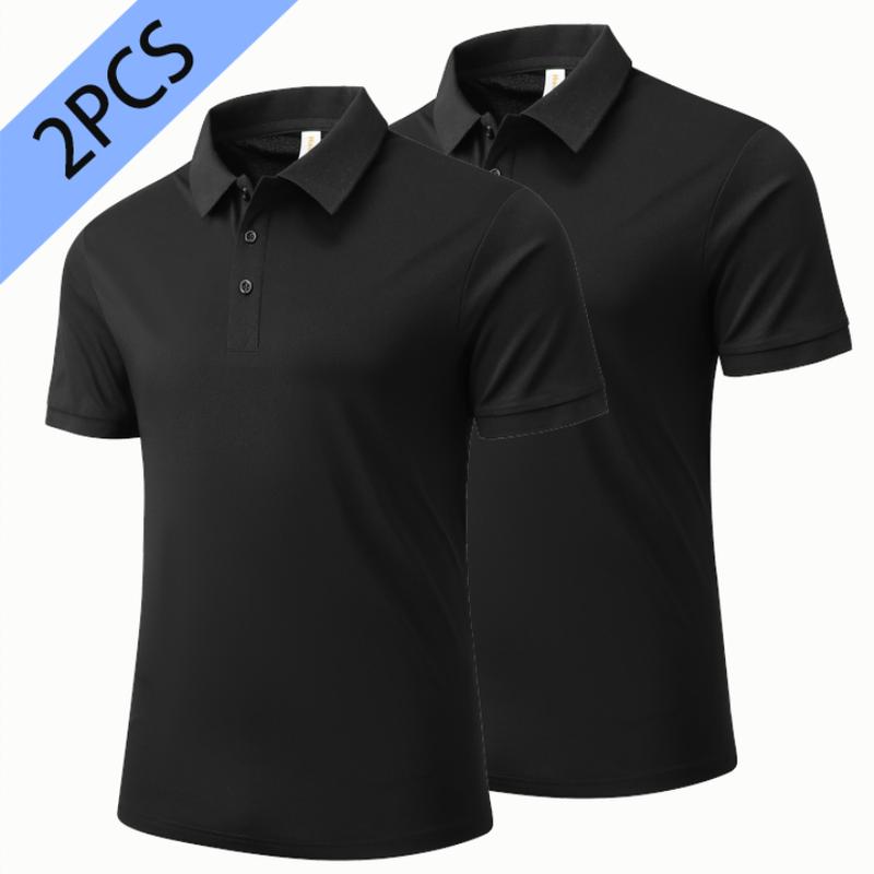 2PCS 2026 New 8688 Short Sleeve Polo Shirt 180g Group 180g Top