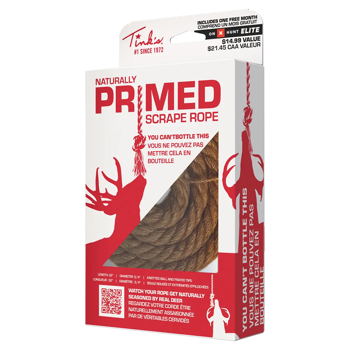 Naturally PRIMED Scrape Rope Deer Lure