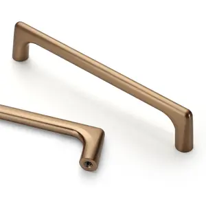 10 Pack 5 Inch(128mm) Champagne Bronze Cabinet Pulls Cupboard Handles Kitchen Cabinet Hardware for Cupboard Drawer Pulls