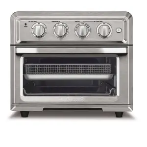 Cuisinart Air Fryer Toaster Oven: TOA-55WM, Stainless Steel, 1800W, Nonstick, Timer, Recipes Included