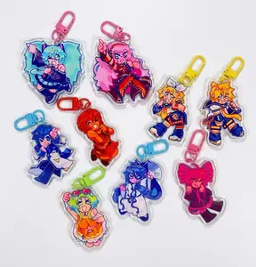 VOCALOID acrylic keychains - miku - luka - rin - len - meiko - kaito - gumi - gakupo - teto, Durable, And Perfect For Bags, Keys, Or Gifts