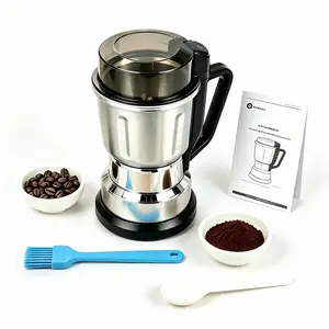 [LIMITED GRINDER SET] +brush+spoon Large Multifunctional Electric Grinder with US Plug 300W | Compact & Easy to Clean, ”“fast”“all-in-one, Coffee Bean & Grain Grinder for Home, Sleek Electric Grinder Coffee Beans & Grains  High-Power, GrinderforBBQ Powder