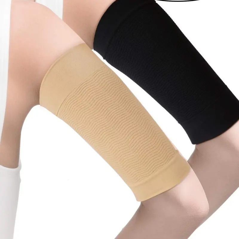 2 Pairs Unisex Arm Sleeves, Half-Arm Sports Sleeves, Plain Design Sporty Style for All Seasons, Upper Arm Sleeve