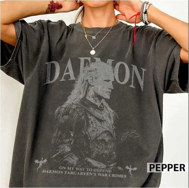Comfort Colors Daemon Targaryen Dragon Vintage T-Shirt, Fan Gift Gift For Fans