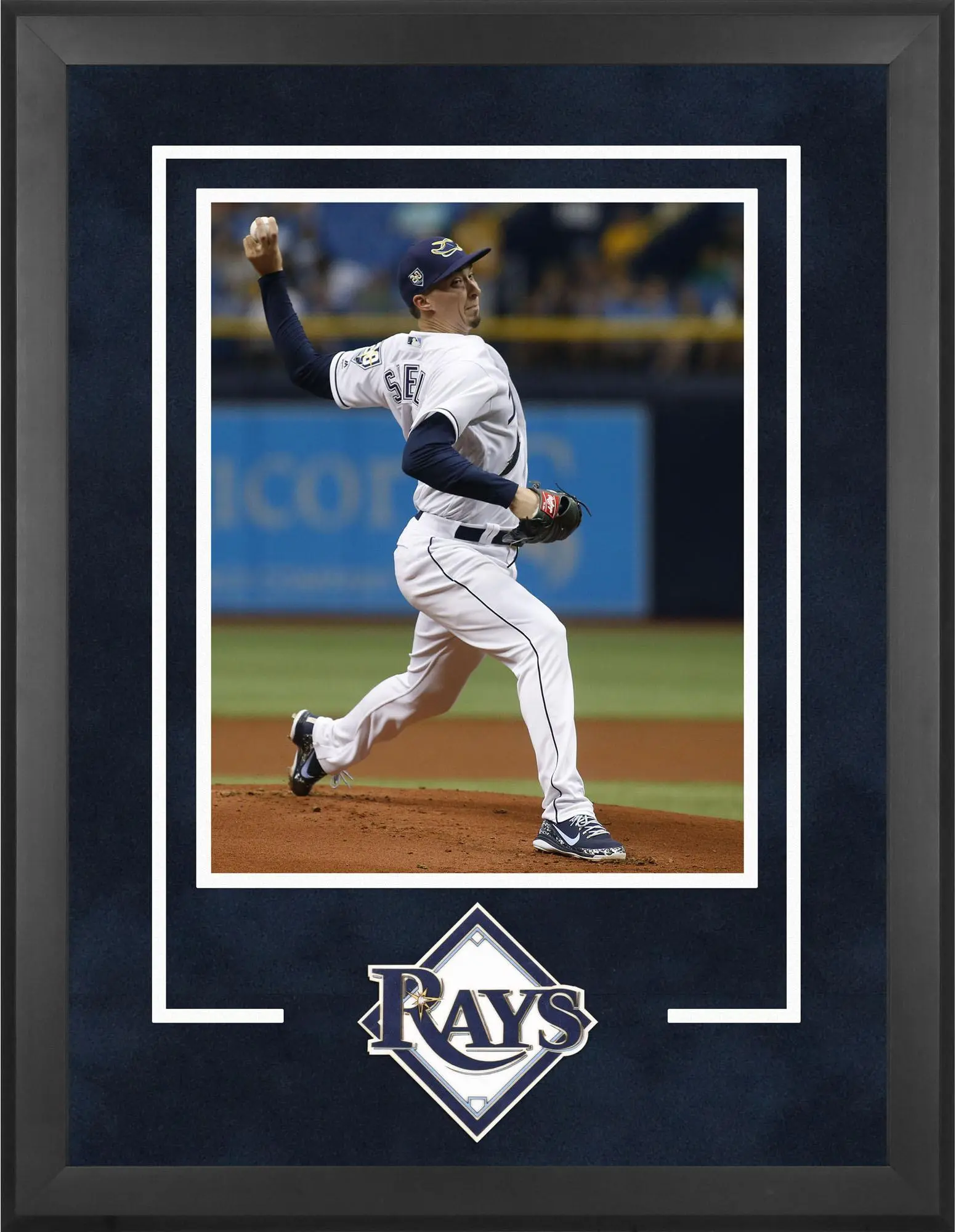 Tampa Bay Rays Deluxe 16" x 20" Vertical Photograph Frame
