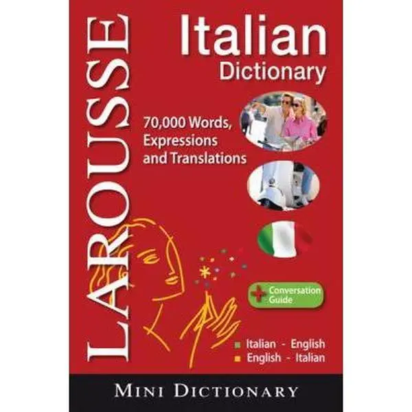 USED Book - Larousse Mini Dictionary: Italian-English / English-Italian by Larousse (Paperback) - english