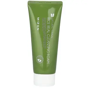 Mizon Natural Grain, Rice Real Cleansing Foam , 5.07 fl oz (150 ml)
