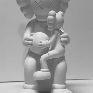 KAWS-Inspired 9” Parent & Child Figure 3D Printed Designer Art Toy Collectible for Enthusiasts