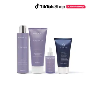 MONAT IR Clinical Thickening Haircare System + Damage Repair Leave-In Crème – Fuller, Stronger Hair Routine