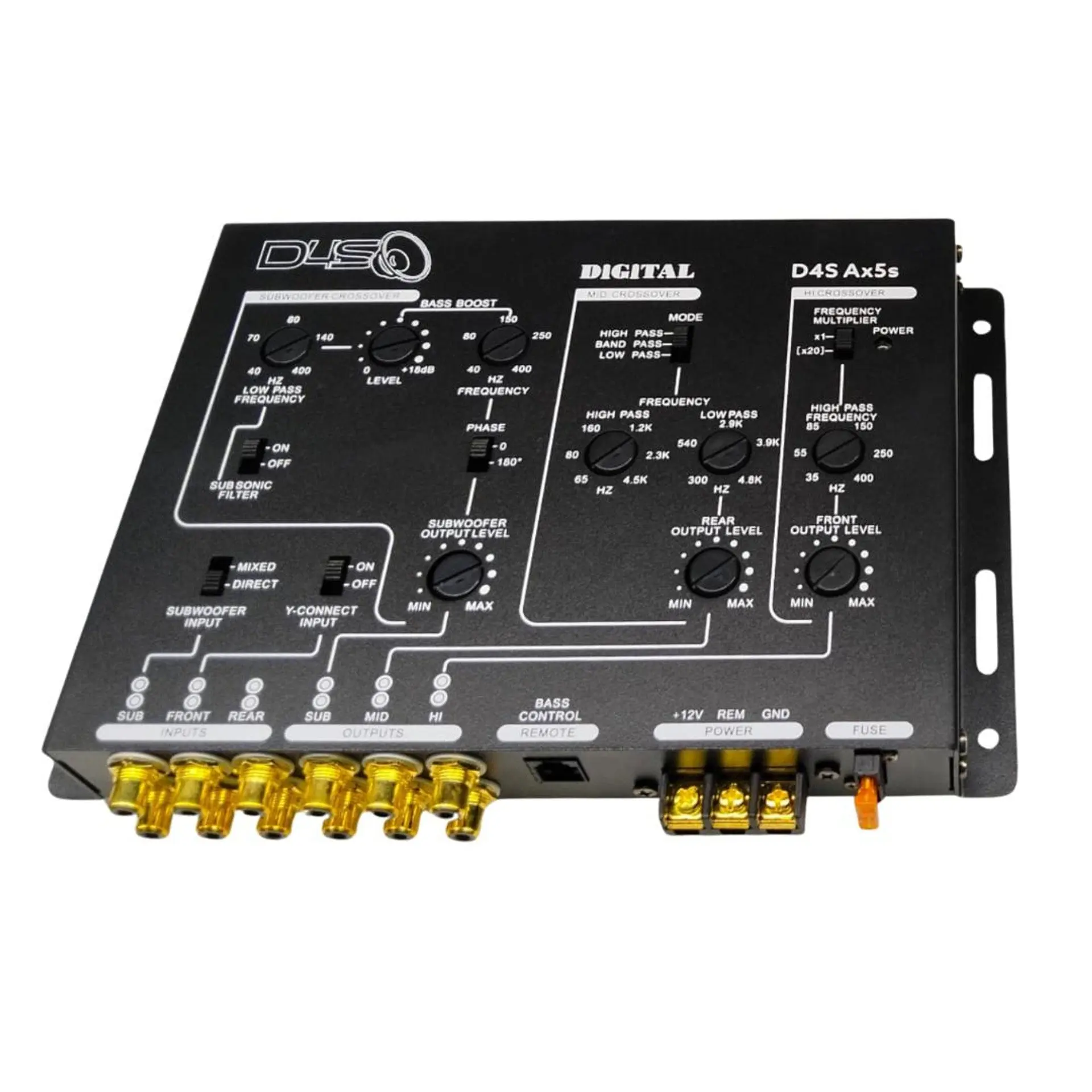Down4Sound D4S-AX5S | 5-Way Digital Powered Crossover