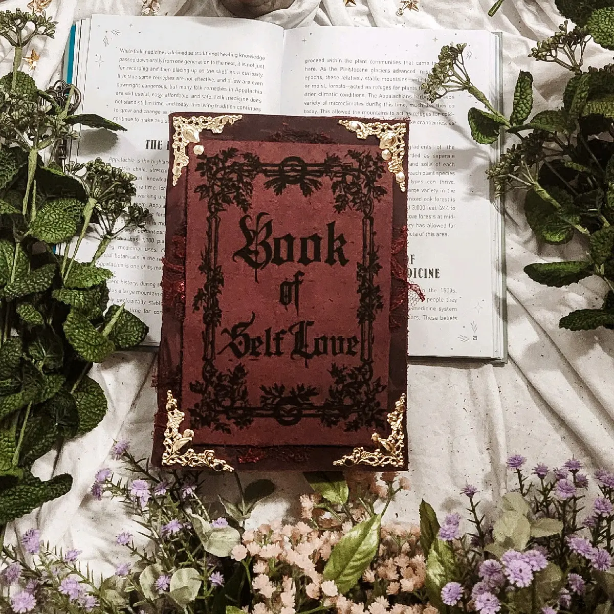 Book of Self Love leather journal