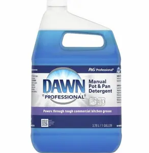 Dawn Professional Manual Pot and Pan Detergent Dish Soap, 1 gal. - Original Scented Pack for Household Cleaning Cleaner