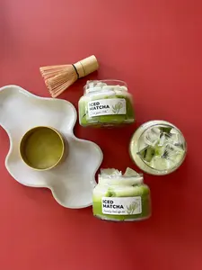 Personalized Iced Matcha Latte Candle Soy Wax Coffee Shop Scent for Coffee Lovers Unique Gift Idea for Birthdays Anniversaries