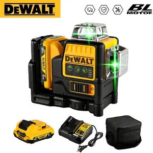 DEWALT 12V Green Laser Level 4D 16 Lines 360° Self Leveling Tool for Tile Installation, Wall Alignment & Construction Layout