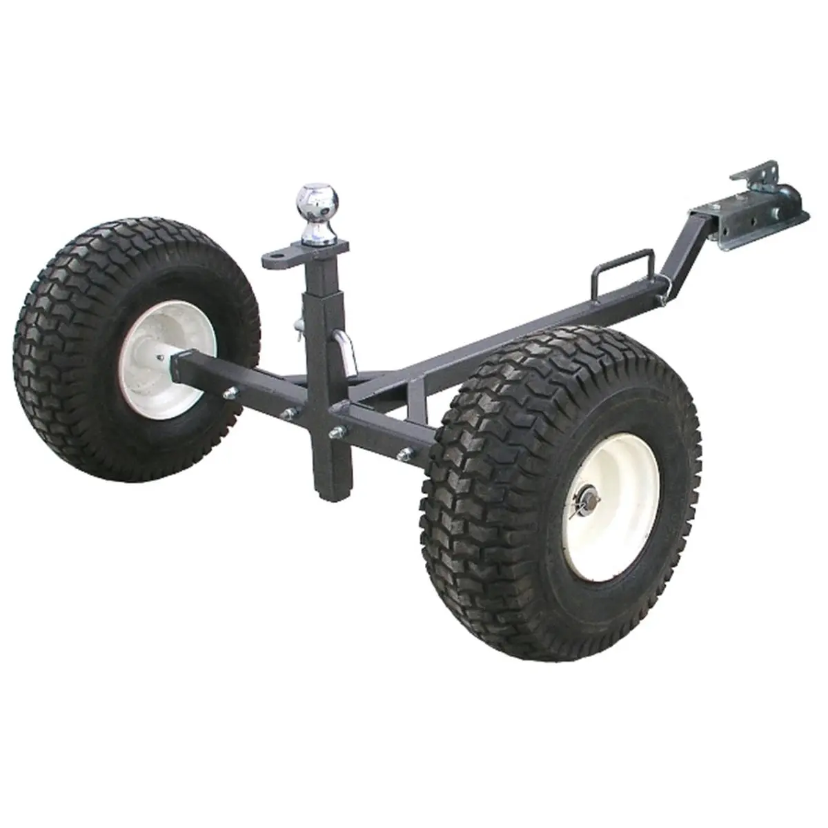 Field Tuff TMD-800ATV Weight Distributing Trailer Dolly for All-Terrain Vehicles, 16-25 Inches, 19" H x 8.5" W x 43" L, 30" Wide Wheel Base, 42" Long Hitch