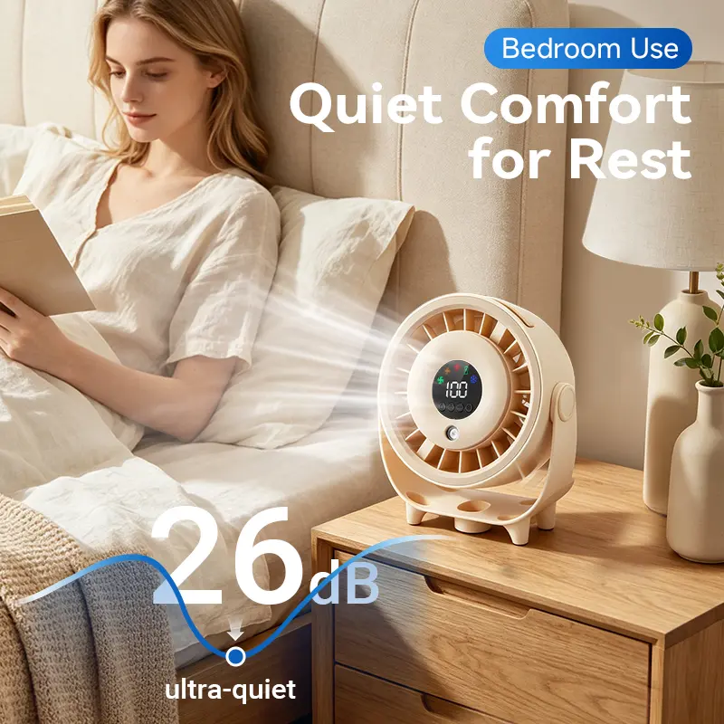 Rechargeable Portable Misting Fan 100-Speed Touch Control Rechargeable USB Fan 360° Rotate Quiet Turbo Desk Fan Up to 12 H Ultra-long Battery Life for Cooling Home Dorm Office Bedroom Bathroom Kitchen Summer sale