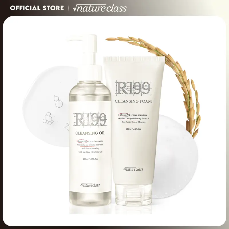 NATURECLASS Cleansing Duo – Deep Cleansing & Hydration for Radiant Skin (Cleansing Oil+Cleansing Foam)