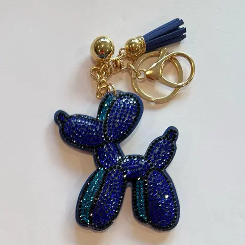 LGS Charms - Misc - Rhinestone Keychain for Zippy Bag Fashion Accessory with Tassel