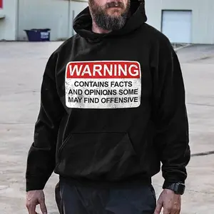 Warning Men's Hoodie