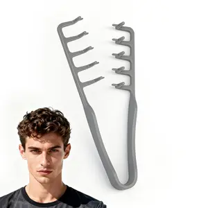 2 Counts Puffy-Texture Hair Comb Set, Secure Grip with Fine-Teeth Design and Anti-Slip Hold, Adds Root Volume, Suitable for All Hair Types, Heatless Styling Tools