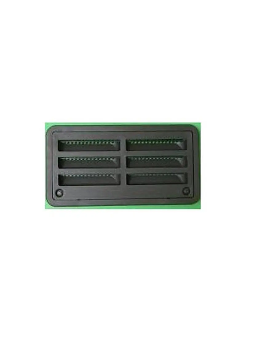 Rectangular 20 ft. Refrigerator Side Access Door Vent, Black Household Appliance Part