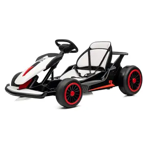 GARVEE 24V Electric Drift Kart with Dual 200W Motors, 7AH Battery, Drift Function, Electric Pedals, and Safety Belt - Outdoor Racing Toy Suitable for Ages 6 and Up