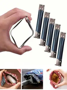 2-Pack Luggage Bag Clips, Elastic Compression Spring Clamps, Durable DIY Travel Accessories, Wallet and Backpack Fixtures